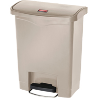 Slim Jim&reg; Waste Container, Resin, 8 US gal. Capacity Ontario Safety Products