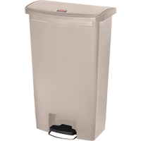 Slim Jim&reg; Waste Container, Resin, 18 US gal. Capacity Ontario Safety Products