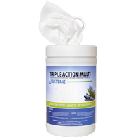 Triple Action Multi Disinfecting Wipes, 7" x 8", 120 Count JH299 | Ontario Safety Product