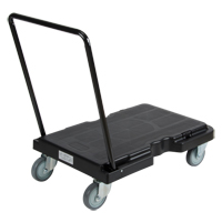 Trolley, 31-3/4" L x 20-1/2" W, 500 lbs. Cap., Rubber Wheels JH489 | Ontario Safety Product
