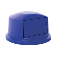 Couvercles ronds Brute, Couvercle bomb&eacute;, Plastique/Poly&eacute;thyl&egrave;ne, Convient aux contenants 24" dia. Ontario Safety Products
