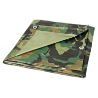 B&acirc;che, Robuste, Camouflage, 6' x 8' x 6 mils Ontario Safety Products