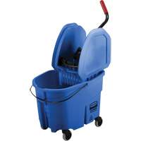 WaveBrake<sup>®</sup> Mop Bucket & Wringer Combo Pack, Down Press, 8.75 US Gal.(35 Quart), Blue JK647 | Ontario Safety Product