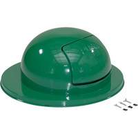 Drum Waste Disposal Top, Dome Lid, Metal, Fits Container Size: 23-1/2" Dia. JL021 | Ontario Safety Product