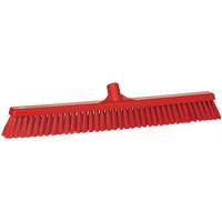 Balai-brosse &agrave; soies combin&eacute;es, Crins Cors&eacute;/Fin, 24-1/2", Polyester, Rouge Ontario Safety Products