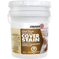 Scellant d'appr&ecirc;t &agrave; base d'huile Cover Stain, 18,9 L, Seau, Blanc Ontario Safety Products