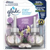 Glade&reg; PlugIns&reg; Scented Oil Refills, Lavender & Vanilla, Cartridge Ontario Safety Products