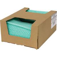 SaniWorks&reg; Choice Counter Cloths, Green/White Ontario Safety Products