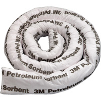 Petroleum Sorbent Double Boom, Oil Only, 8' L x 3" W, 15.7 gal Absorbancy JN170 | Ontario Safety Product