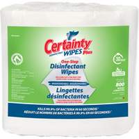 Biodegradable Plus Disinfectant Wipes, 7-9/10" x 5-9/10", 800 Count JO098 | Ontario Safety Product