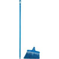 T&ecirc;te &agrave; balai en angle avec manche en m&eacute;tal, Crins Extra-ferme, 12", Polyester, Bleu Ontario Safety Products