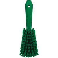 Brosse &agrave; r&eacute;curer avec manche court, Soies Doux, Longueur de 10-1/2", Vert Ontario Safety Products
