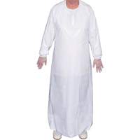 Top Dog 6 Mil. Gown, Large, White, Polyurethane JP448 | Ontario Safety Product