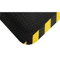 Hog Heaven Mat, Diamond, 4-4/5' x 8' x 7/8", Black/Yellow, Nitrile Ontario Safety Products