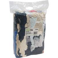 Recycled Material Wiping Rags, Fleece, Mix Colours, 10 lbs. JQ108 | Ontario Safety Product