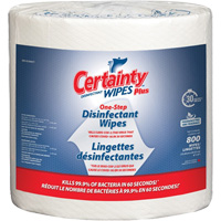 Plus Disinfectant Wipes, 7-9/10" x 5-9/10", 800 Count JQ114 | Ontario Safety Product