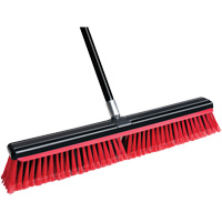 Squeegee Broom with Handle, 24", Medium, PVC Bristles JQ120 | Ontario Safety Product