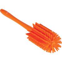 Medium Brush with Handle, Stiff Bristles, 17" Long, Orange JQ188 | Ontario Safety Product