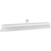 Balai-brosse robuste, Crins Fin/Ferme, 24", Blanc Ontario Safety Products
