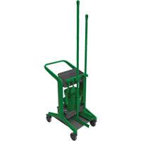 HyGo Mobile Cleaning Station, 30.7" x 20.9" x 40.6", Plastic/Stainless Steel, Green JQ263 | Ontario Safety Product