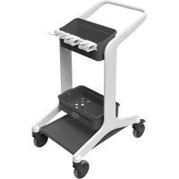 HyGo Mobile Cleaning Station, 30.7" x 20.9" x 40.6", Plastic/Stainless Steel, White JQ266 | Ontario Safety Product