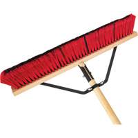 Balai-brosse &agrave; manche renforc&eacute;, 24", Moyen, Soies PVC Ontario Safety Products