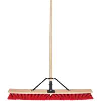 Balai-brosse &agrave; manche renforc&eacute;, 36", Moyen, Soies PVC Ontario Safety Products