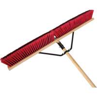 Balai-brosse &agrave; manche renforc&eacute;, 36", Moyen, Soies PVC Ontario Safety Products
