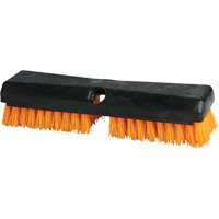 Cleaning Brush, 10" L, Polypropylene Bristles, Black/Red Ontario Safety Products