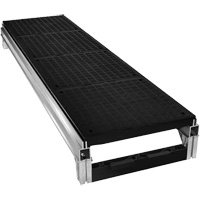 Trousse de plateforme de travail modulaire en aluminium lisse FOUNDATION, 18" la x 72" pr, Capacit&eacute; de 400 lb, Enti&egrave;rement soud&eacute; Ontario Safety Products