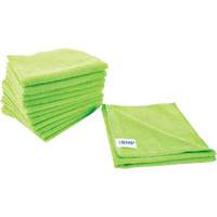 Chiffon de d&eacute;poussi&eacute;rage et nettoyage, Microfibre, Vert Ontario Safety Products