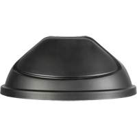 Couvercle pour poubelle demi-ronde, Couvercle demi-rond, Poly&eacute;thyl&egrave;ne Ontario Safety Products