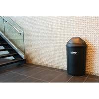 Poubelle demi-ronde, Poly&eacute;thyl&egrave;ne, 21 gal. US Ontario Safety Products