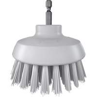 Brosse ronde HyDrive pour perceuse, Soies Tr&egrave;s ferme, Longueur de 3-1/10", Blanc Ontario Safety Products