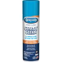 Nettoyant tout usage Pro Line Crazy Clean, 19 oz., Canette a&eacute;rosol Ontario Safety Products