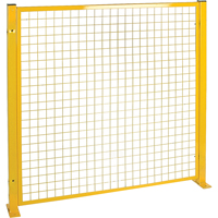 Perimeter Guards, 4.125' H x 2" W, Yellow KD129 | Ontario Safety Product