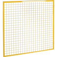 Wire Mesh Partition Components - Adjustable Filler Panels KH924 | Ontario Safety Product