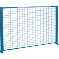 Perimeter Guards - Mesh Style, 4' H x 8' W, Blue Ontario Safety Products