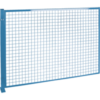 Perimeter Guards - Mesh Style, 4' H x 8' W, Blue KH948 | Ontario Safety Product
