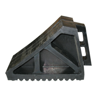 Cale de roue, 10-5/8" x 7" x 4-1/2", Noir Ontario Safety Products