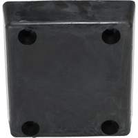Molded Dock Bumper, Reinforced Rubber, 12" W x 4" D x 13" H KI284 | Ontario Safety Product