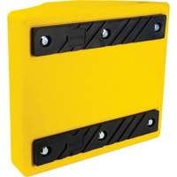 Heavy-Duty Wheel Chocks, Urethane, Yellow, 15-1/2" W x 17-7/10" D x 10" H Ontario Safety Products
