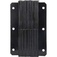 Laminated Dock Bumpers, Vertical, Rubber, 11" W x 4" D x 20" H Ontario Safety Products