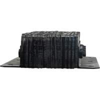 Laminated Dock Bumpers, Vertical, Rubber, 11" W x 4" D x 20" H Ontario Safety Products