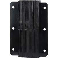 Laminated Dock Bumpers, Vertical, Rubber, 11" W x 6" D x 20" H Ontario Safety Products