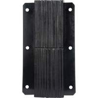 Laminated Dock Bumpers, Vertical, Rubber, 11" W x 4" D x 24" H Ontario Safety Products