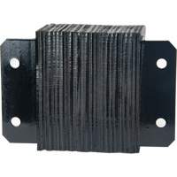 Laminated Dock Bumpers, Horizontal, Rubber, 12" W x 6" D x 10" H Ontario Safety Products