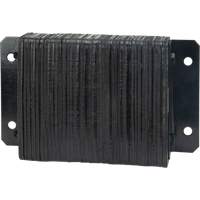 Laminated Dock Bumpers, Horizontal, Rubber, 18" W x 4" D x 12" H Ontario Safety Products