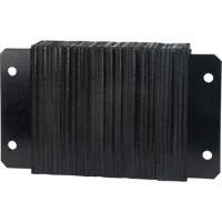 Laminated Dock Bumpers, Horizontal, Rubber, 18" W x 4" D x 12" H Ontario Safety Products