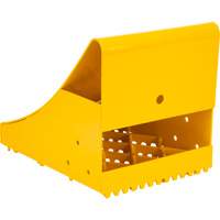 Ice Chocks, Steel, Yellow, 8-1/16" W x 10-5/8" D x 8-13/16" H Ontario Safety Products
